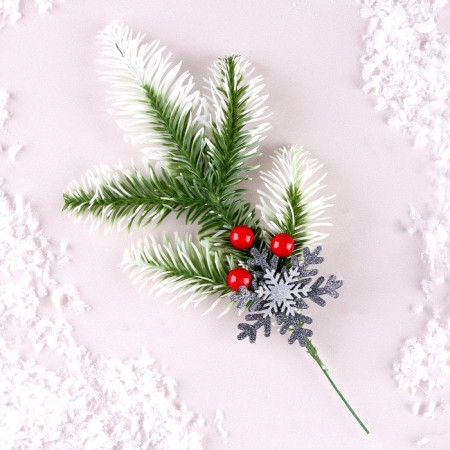 New Year's branch "Snowflake"