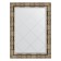 Mirror with engraving in the baguette frame, silver bamboo 73 mm, 63x86 cm