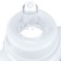 A bottle for feeding, a classic throat, 250 ml., From 3 months, fitted, with handles, white color