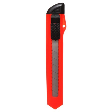 Chancellery knife 18mm, plastic in the package, TOP-1