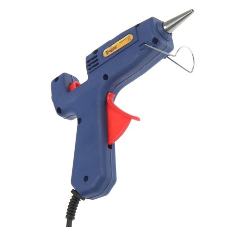 Tundra glue gun, 30 watts, 220 V, switch, indicator, anti -bore, cord 1.2 m, 7 mm-10