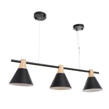 Chandelier 1066/3bk e27 60W black 90x20x90 cm Bayerlux