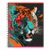 A notebook of 80 sheets in a cage for a crest "Graphic posters", covered cartoon, matte lamination, selective varnish, mix