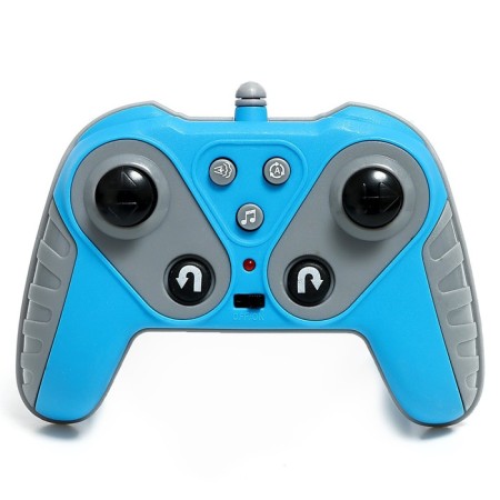 Radio controlled machine "Trick", smoke, with a battery, blue color-9