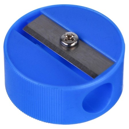 Plastic sharpener "Round", mix, cold heart-5