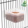 Bird feeder is internal matte with a separator of 9.6 x 8.8 x 5 cm