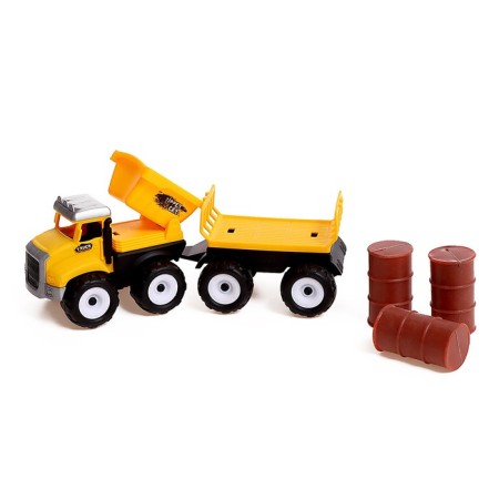The inertial “Builder” machine, with a trailer-7
