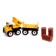 The inertial “Builder” machine, with a trailer