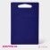 Board cutting plastic shade “hostess”, rectangular, 28 × 18 cm, blue color