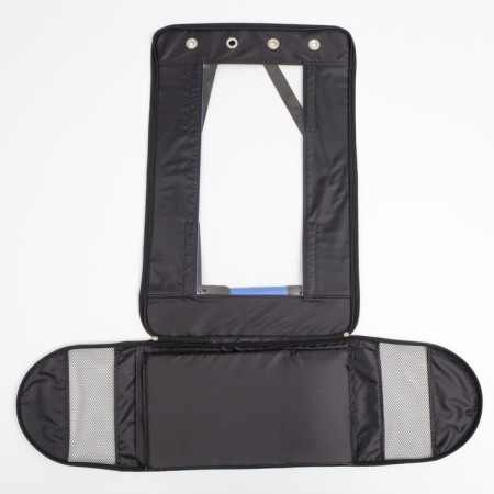 Bag - Animal carrying "Panoramic", with a window, 46 x 28.5 x 30 cm, blue-11