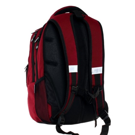 Youth backpack, 44 x 29 x 12 cm, ergonomic back, stavia "style" burgundy-1
