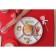 Menzhitsa 5 cells “Happy New Year”, D = 25.5 cm, white color