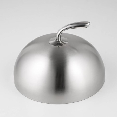 Stainless steel cover, 26 × 26 × 15 cm, round-1