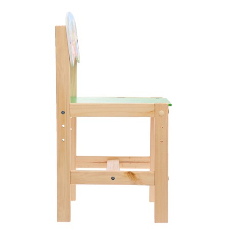 Wooden stool "Turnip", adjustable, (1-3)-2