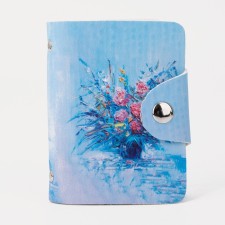 Businessman on the button, 28 cards, the color of the blue