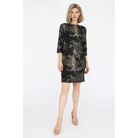 Dress with V-cutting on the back, size 42-1