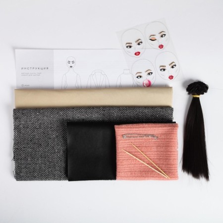 Soft doll "Goor", sewing set 22.4 × 5.2 × 15.6 cm-2