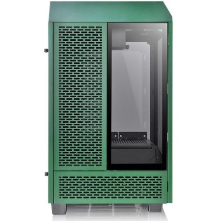 The housing Themaltake The Tower 100 Racing Green Green without PSU miniitx 1x120mm 3x140mm 2xusb3. 10044-2