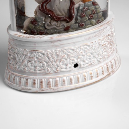 LED figure "Candle with an angel" 12.3 × 24 × 8 cm, plastic, AAX3 batteries (not in the kit), USB, glow warm white-4