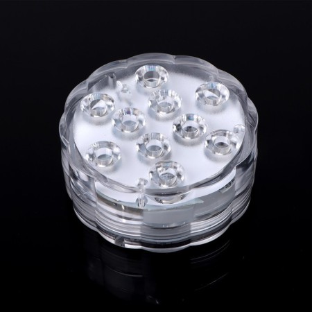 Submarine lamp, 10 LED, 3 W, IP68, RGB, from batteries 3*AAA (not in the set.)-3