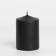 Candle-cylinder, 6x8.5 cm, 180 g, 12 hours, black