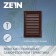 Ventilation grate Zein Lux RM1724KR, 170 x 240 mm, with a grid, metal, brown