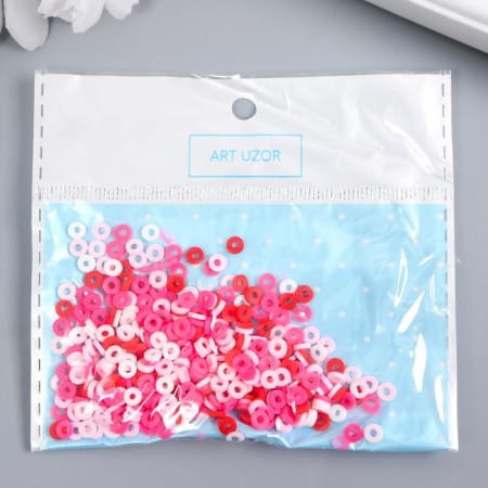 Beads for PVC creativity "Rose Rose" set ≈ 330 pcs 0.1x0.4x0.4 cm-2