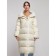 Coat insulated winter female, size 46, color light-beige