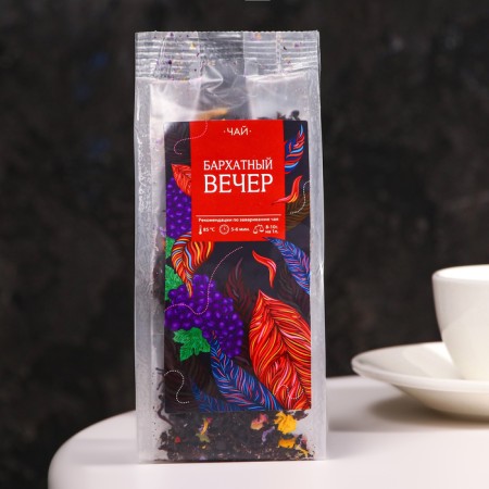 Flavored tea "velvet evening", 50 g