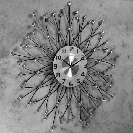 Wall clock, series: openwork, "fogtland", smooth move, D-70 cm, dial 22 cm-1