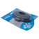 Delight brush rubber, on hand, metal teeth, black