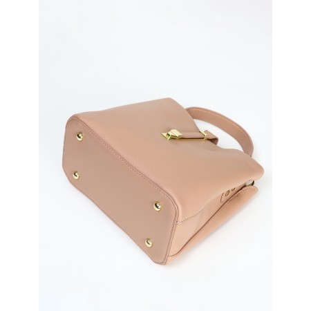 Bag Female Tout with zipper, beige color-6