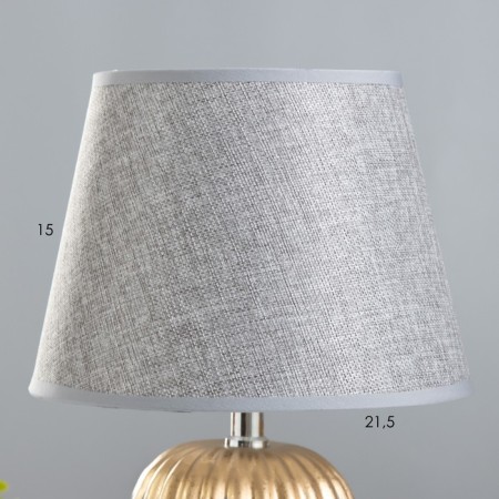 Pastek table lamp 1CHE14 gray 22.5x22.5x34 cm Risalux-2