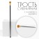 Souvenir product cane with a dagger, 36cm blade, handle crown