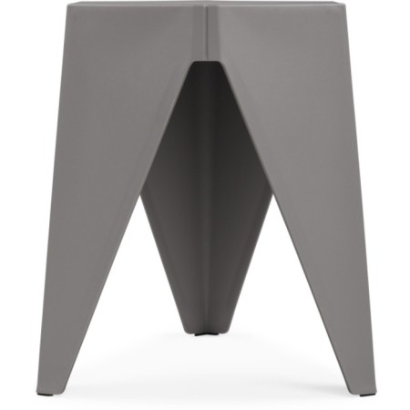 Stool Korner plastic, gray 36x42x46 cm-3