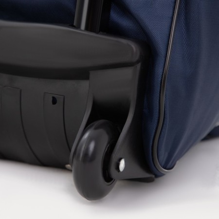 Road bag 20 "on wheels, lightning department, outer pocket, blue color-3