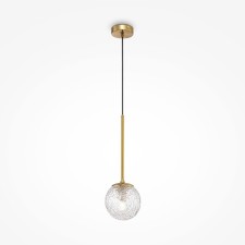 Suspension lamp Maytoni Mod061PL-01BS1, 1HE27, 40W, 15x15x150 cm, brass color