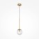 Suspension lamp Maytoni Mod061PL-01BS1, 1HE27, 40W, 15x15x150 cm, brass color