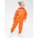 Children's sweatshirt, height 98 cm, orange color