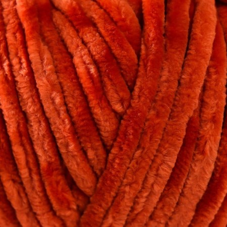 Yarn "Dolce" 100% micropoliester 120m/100g (793 terracotta)-2