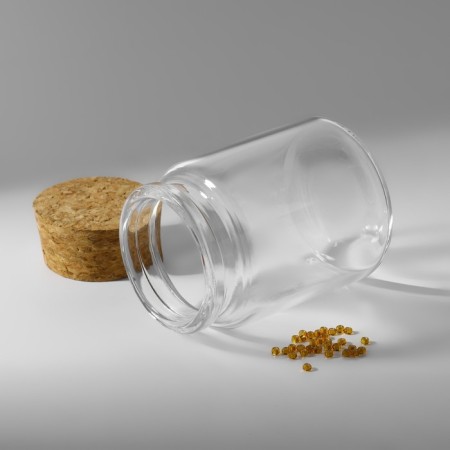 Bead storage jar, d = 4.7 × 6 cm-1