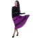 Female skirt, size 42, purple color