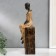 Souvenir Polystone "African in Cuba" Mix under a tree 36x8x10 cm