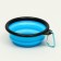 Silicone bowl, folding, 250 ml, 11 cm, blue