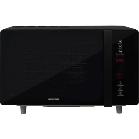 Microwave oven HIBERG VM-4588 B, 900 W, 25 l, 5 modes, grill, black