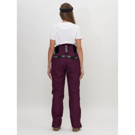 Ski-loving trousers, size 42, dark purple color-14
