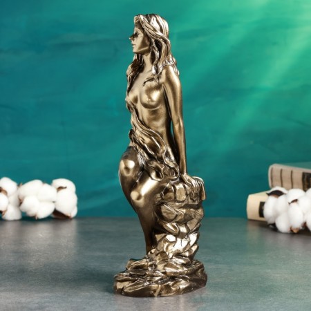 Figure "Girl on the rock" Bronze 32cm-1
