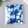 Decor for creativity "Pomponchiki. Blue hoar" d = 1-3 cm set 135 pcs