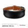 Belt for heavy athletics 130 cm, artificial leather, black color