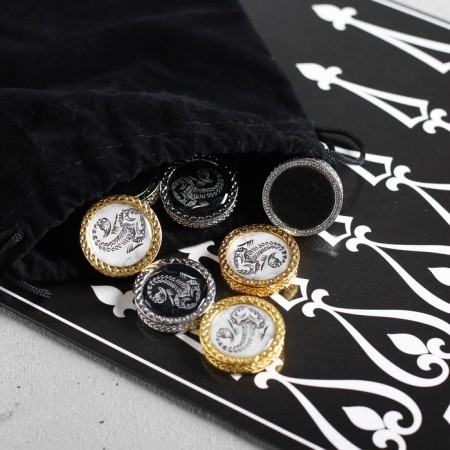 Backgammon in a bag with the field "Scorpio", 13 x 20 cm-1